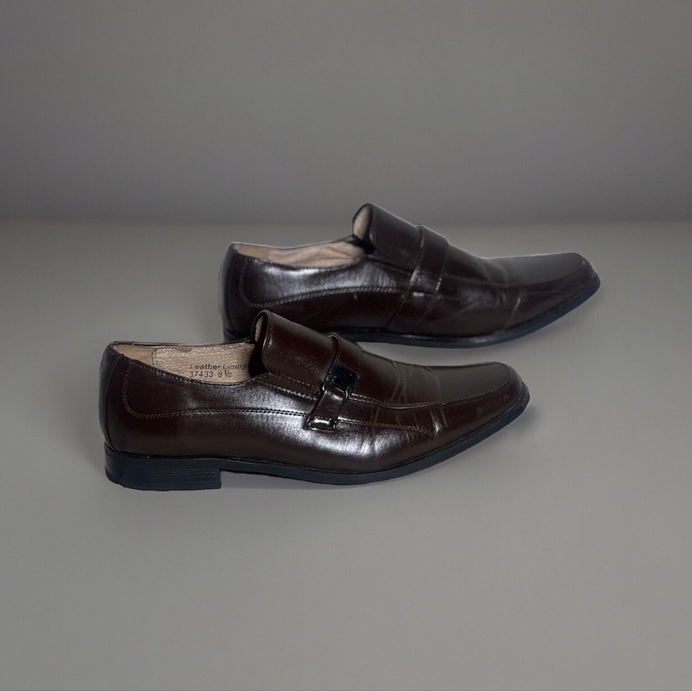 Men’s Majestic Collection Leather Slip On Dress Shoes. Worn but in great shape.